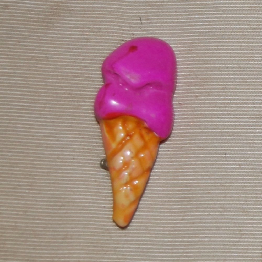 Vintage Ice Cream Cone Brooch